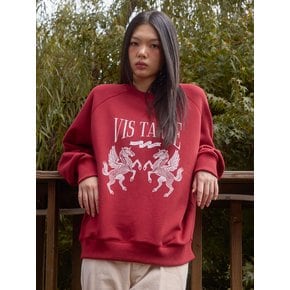 Lucas Raglan Sweatshirt [Maroon Red]