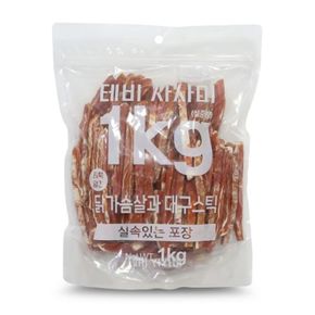 테비사사미 실속포장(1kg/닭가슴살과대구스틱)