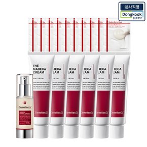 더 마데카 크림 45ml 6개 + 파워앰플 30ml 1개 + 인텐시브 리프팅 마스크팩 1박스(10매)