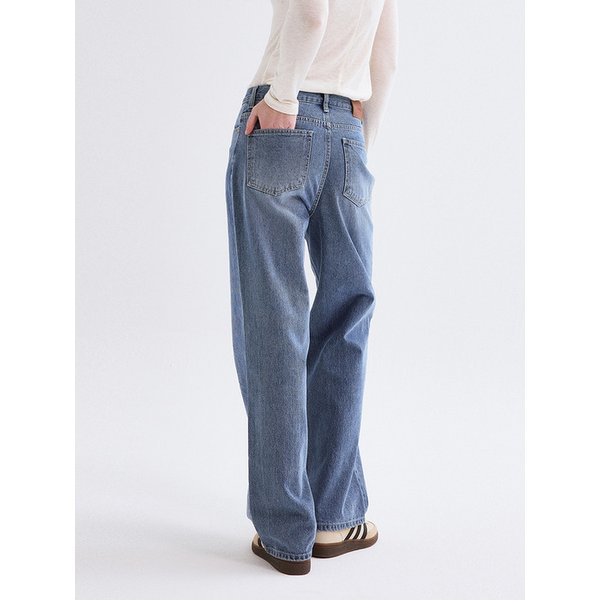 Urban basic denim pants blue