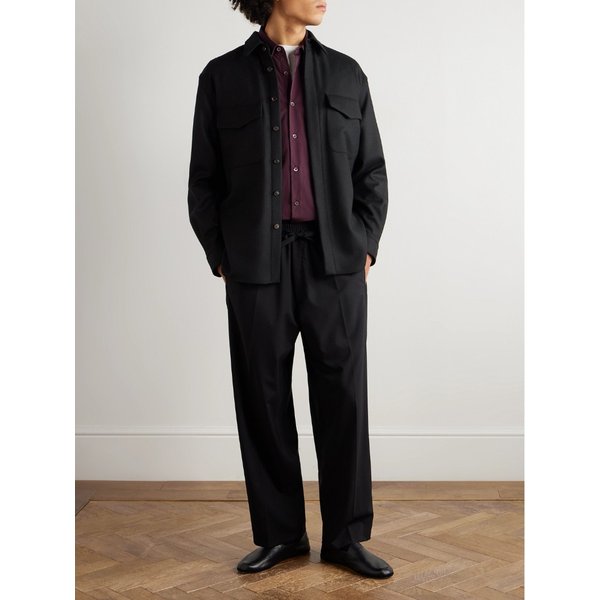 유밋 베난 줄리안 스트레이트 레그 울 드로스트링 팬츠 46376663163004127