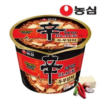 농심 신라면 블랙 사발면 두부김치 94g X 16개입