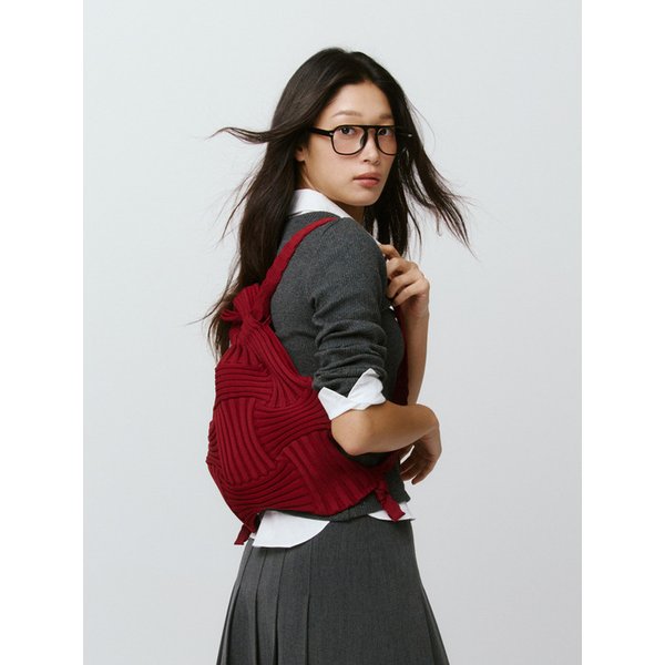 뉴보우백팩 버건디