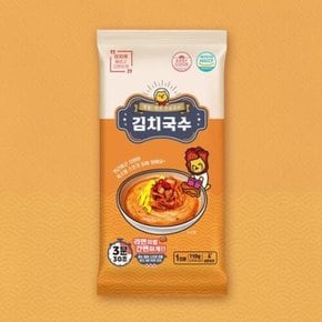 이지쿡 쫄깃 구포 김치국수 110g 면+스프 라면처럼 간편 1인분 10개
