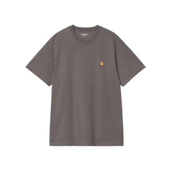 26SS 칼하트 WIP 숏슬리브 체이스 티셔츠 I026391 3H5XX PORPHYRY GOLD DOM