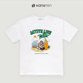 공용수피마백프린팅오버핏티셔츠10470-031-410-05