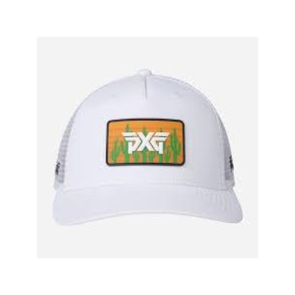 26SS 피엑스지 모자 H25PXG000335WOOSFM WHITE ORANGE DOM