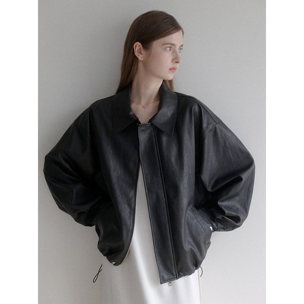 les kara leather jacket (brown)