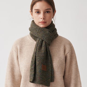 리끌로우 AUTUMN MUFFLER BROWN