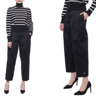 아미 22FW 여성 캐롯핏 팬츠 (H22FTR205_223_001_W_22F)
