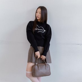 ANC HEART ROSE KNIT_BLACK