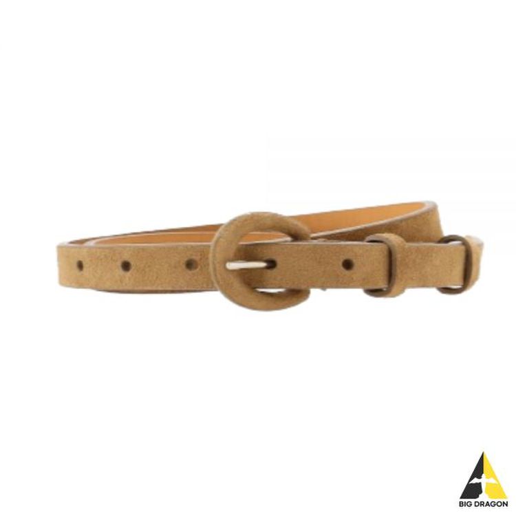 AURALEE 오라리 LEATHER NARROW BELT-W KUDU BEIGE (A00B02RP-W) (레더