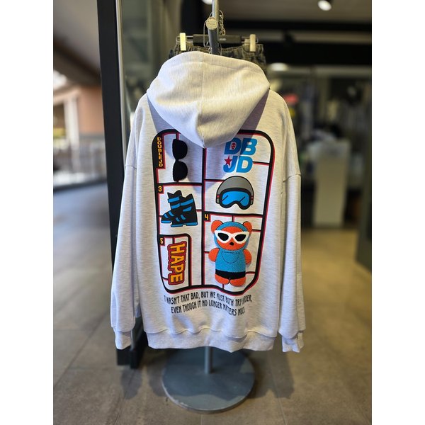 [시흥점] 부클 선글라스 하입베어 오버핏 후드티 (남여공용) /JGET30904LG