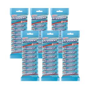 Wrigleys 리글리 프리덴트 틀니껌 40스틱 6팩 (총240스틱) Freedent Spearmint