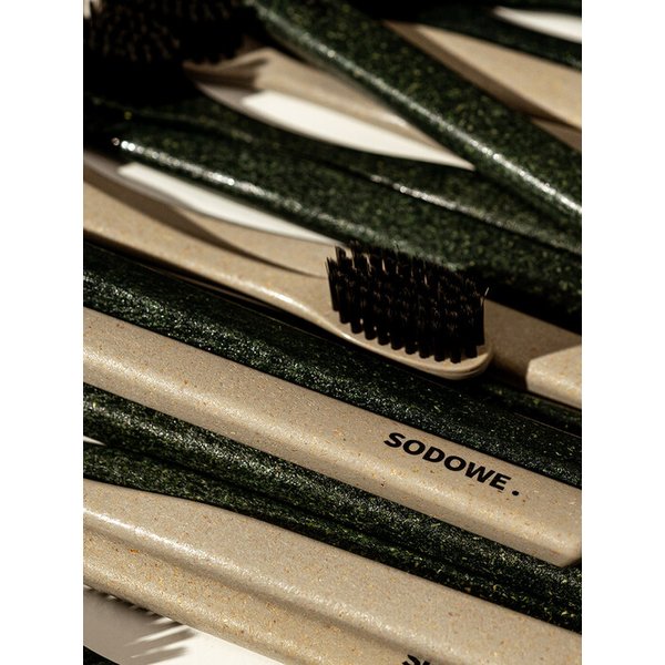 우드칩 트리플 양면미세모 칫솔 x 4개(혼합)