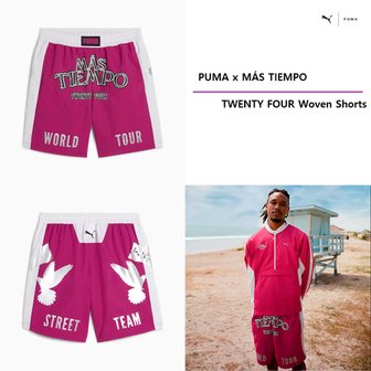 푸마 x 마스 티엠포 트웬티 포 우븐 쇼츠 627740-45PUMA x MÁS TIEMPO TWENTY FOUR Woven Shorts