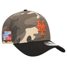 [해외] 1040766 뉴에라 모자 MLB [뉴욕 메츠] Camo Crown A-Frame 9FORTY Adjustable Hat