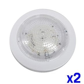 LED 직부등 15W 주광색 x2개 형광등기구 등기구 (WF7D8BA)