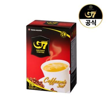 G7 3in1 커피믹스 18개입 / 믹스 커피 스틱 베트남 원두[32339600]