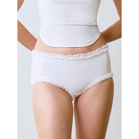 비나제이(vinaj) 베이비레이스 미디 로우 비키니팬티 (White)