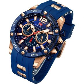 일본 몽블랑 시계 Mens 워치 Lightweight Analog Waterproof Thin Simple 패션 Handwind blue go