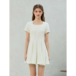 LANI TWEED DRESS / WHITE