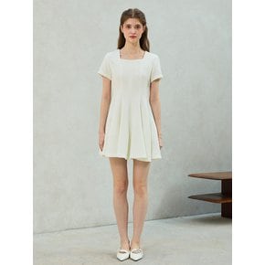 LANI TWEED DRESS / WHITE