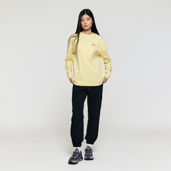 [여주점] GRAFFITI LOGO LONG SLEEVE-LIGHT YELLOW