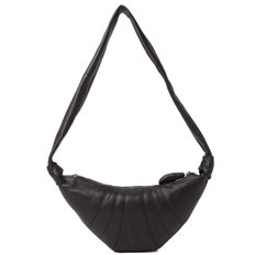 르메르 25 SS Small Croissant 스몰 크루아상 레더 슬링 크로스백 다크 브라운 BG0003 LL0018 BR490