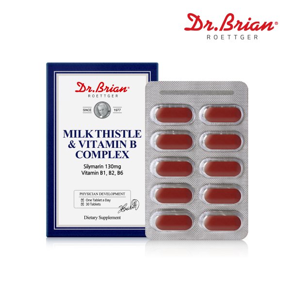 밀크씨슬 앤 비타민 비 콤플렉스 30정 (1개월분)