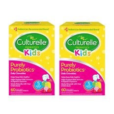 c/컬처렐 키즈 프로바이오틱 60 츄어블 2팩 유산균 Culturelle