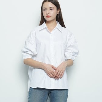 에이본 W212 basic over shirt ivory