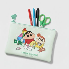 맹구 파우치 짱구 굿즈 납작 동전 지갑 필통 쿠션 소품 선물 흰둥이 무선 이어폰 얼굴 BB0379