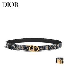 디올 DIOR 30 Montaigne 리버서블 오블리크 자카드 벨트