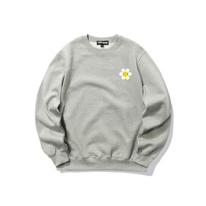 SMALL DAISY LOGO 크루넥 - 그레이