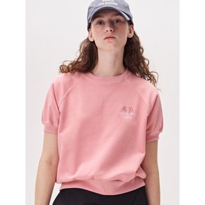 23 Logo cropped swatshirt_ Pink