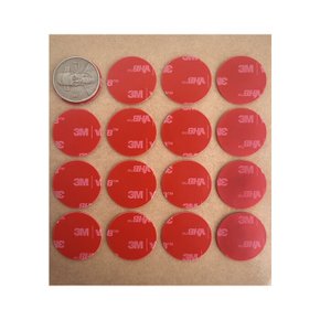 3M 원형 25mm 투명 양면 테이프 VHB 4910  블랙박스 자동차