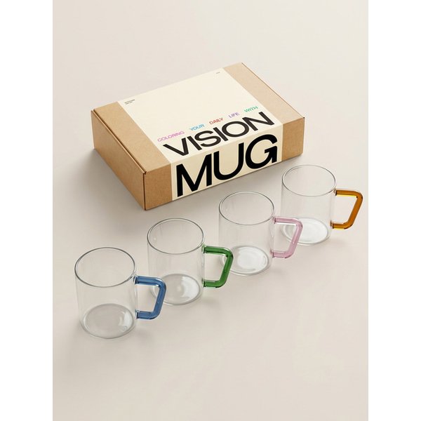 컬러머그컵DW 400ml 선물세트(4P)