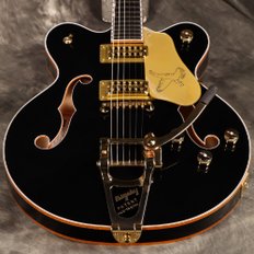 Gretsch/G6636T 플레이어스 에디션 팔콘 센터 블록 더블 컷 스트링스루 빅스비 에보니 FB 블랙