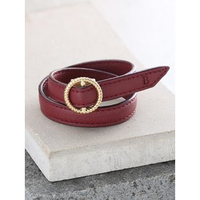 Maro Leather Bracelet - Wine