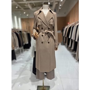 [부산점] [라인어디션](N854)여성 더블버튼 벨티드 트렌치코트 NVTCPB9900
