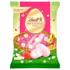  린트 Lindt 부활절 미니 에그 초코릿 화이트 & 스트로베리 100g