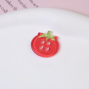 토마토단추 과일 비즈 끈 책갈피 끈갈피 만들기 DIY