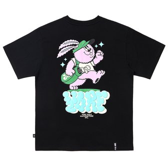 욜프 T-SHIRTS ROLLY BLACK 욜프 반팔티 롤리 블랙