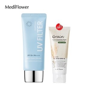 유브이 필터 마일드 선크림 50ml+곡물폼 본품