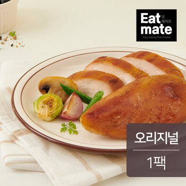 잇메이트 훈제 닭가슴살 오리지널 1팩 (100g)