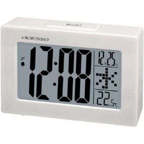 일본 ADESSO 시계 ADESSO CK01 디지털 Alarm Clock Large Screen Wake Backlight Snooze Functio