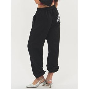 Logo Pocket Signature-fit Jogger Pants Black