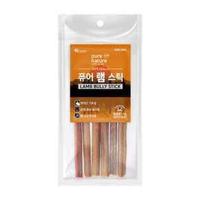 퓨어네이쳐 강아지 오래먹는 천연수제간식 양불리스틱 껌 6P 한우불리스틱 대체