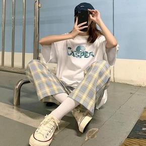 데일리 츄리닝 보미 체크 홈웨어 트레이닝 팬츠 (6color / 44-77size) (S44097025)